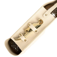 Sac similicuir porte-bouteille en situation
