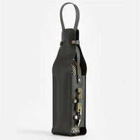 Sac similicuir porte-bouteille vue d'ensemble